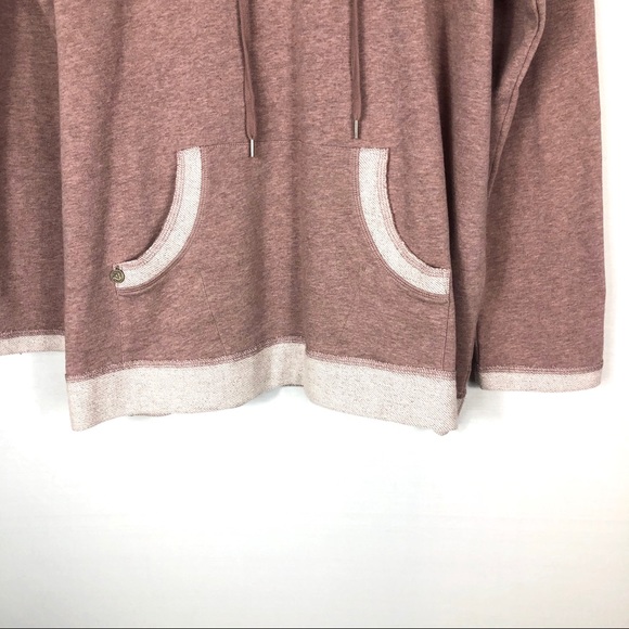 Soft surroundings pink sequin sweater - Picture 3 of 5